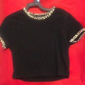 Forever 21 /cheetah/ Crop top/ size S